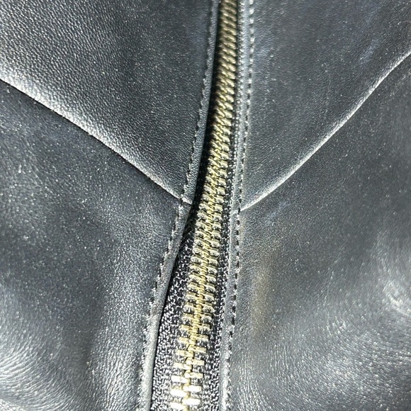 Coach Black Jacquard Tote Bag w/Silver-tone Cherry Bag Charm 14” x 12” x 3.5” - Picture 12 of 16